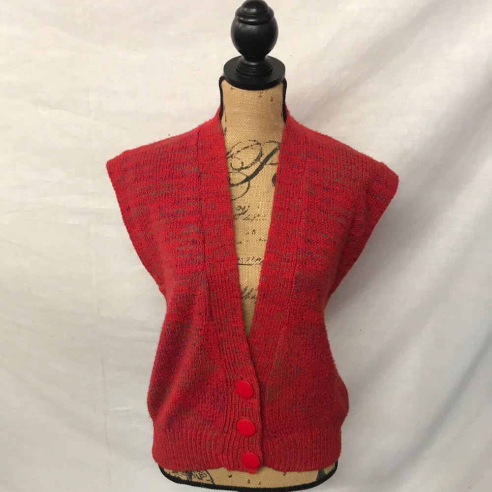 Vintage Partners by Mervyn’s 1980’s Sweater Vest Size Large